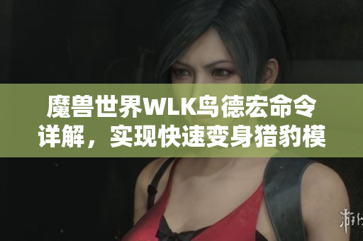 魔兽世界WLK鸟德宏命令详解，实现快速变身猎豹模式