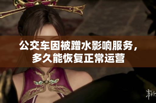公交车因被蹭水影响服务，多久能恢复正常运营