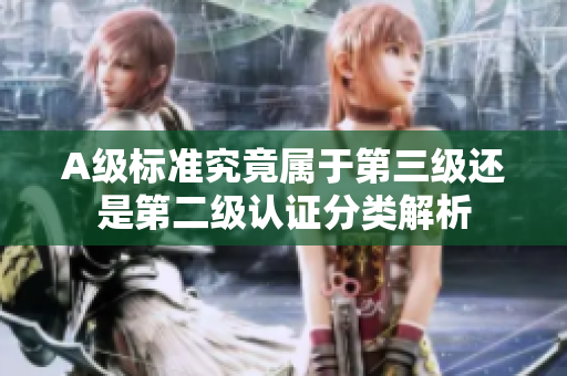 A级标准究竟属于第三级还是第二级认证分类解析