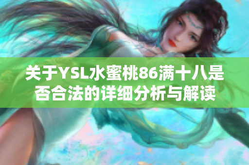 关于YSL水蜜桃86满十八是否合法的详细分析与解读