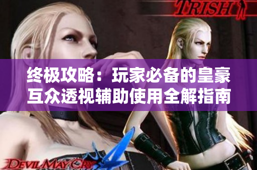 终极攻略：玩家必备的皇豪互众透视辅助使用全解指南