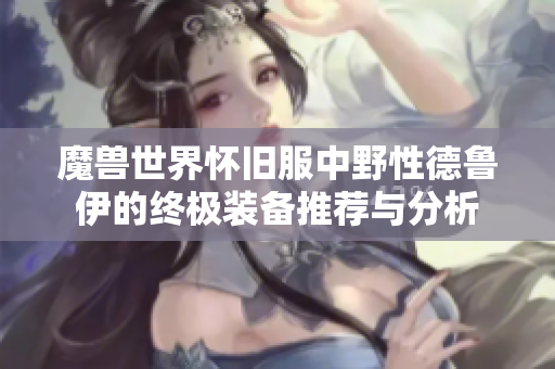 魔兽世界怀旧服中野性德鲁伊的终极装备推荐与分析