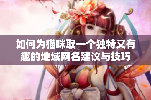 如何为猫咪取一个独特又有趣的地域网名建议与技巧
