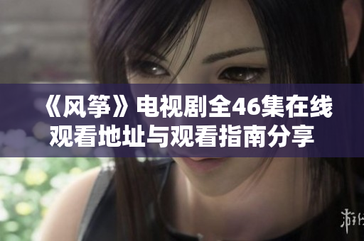 《风筝》电视剧全46集在线观看地址与观看指南分享