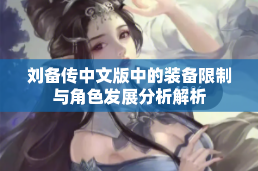 刘备传中文版中的装备限制与角色发展分析解析