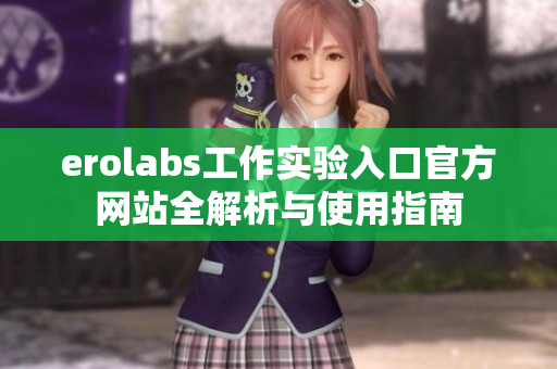 erolabs工作实验入口官方网站全解析与使用指南