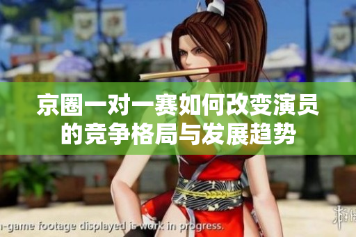 京圈一对一赛如何改变演员的竞争格局与发展趋势